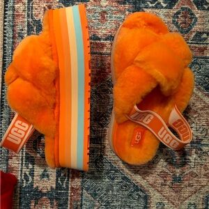 Orange Ugg Slippers